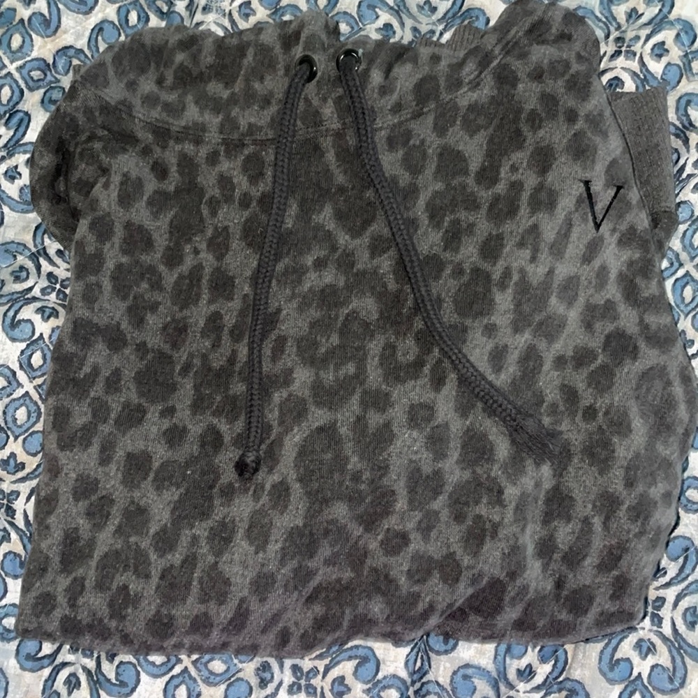 Gray Leopard Victoria’s Secret hoodie